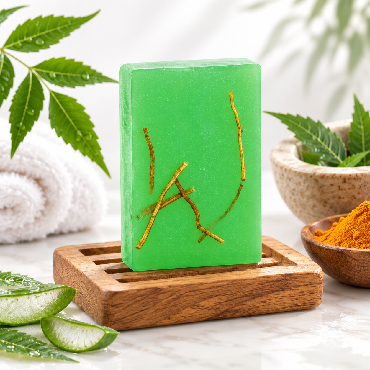 Handmade Khus (Vetiver) Cooling Soap